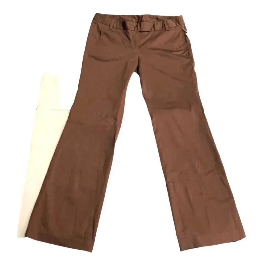 Kenzie straight leg chinos, brown. NWT. Women’s size 10